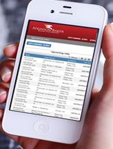 Mobile Transcript start-up screen